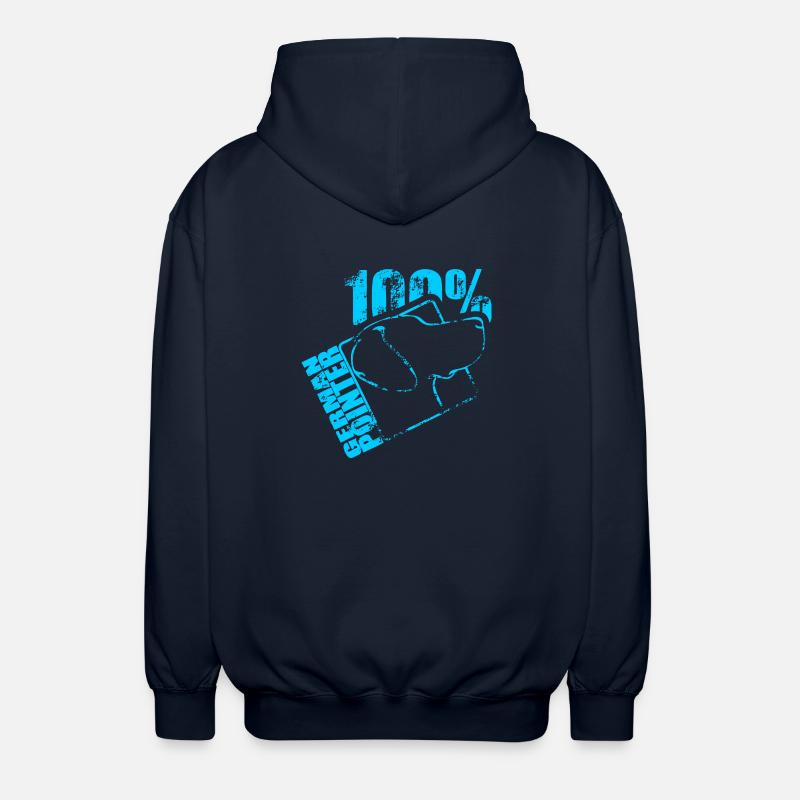 GERMAN POINTER 100 - Unisex Kapuzenjacke - Navy