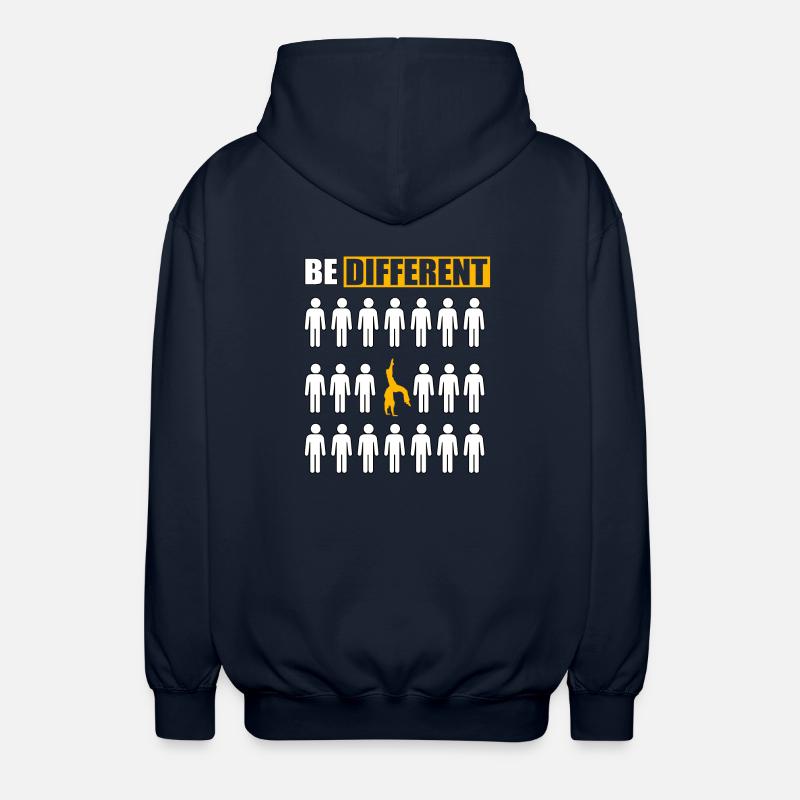 Sei anders Capoeira - Unisex Kapuzenjacke - Navy