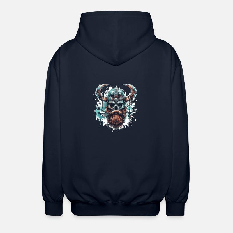 Crâne Viking - Veste à capuche unisexe - marine