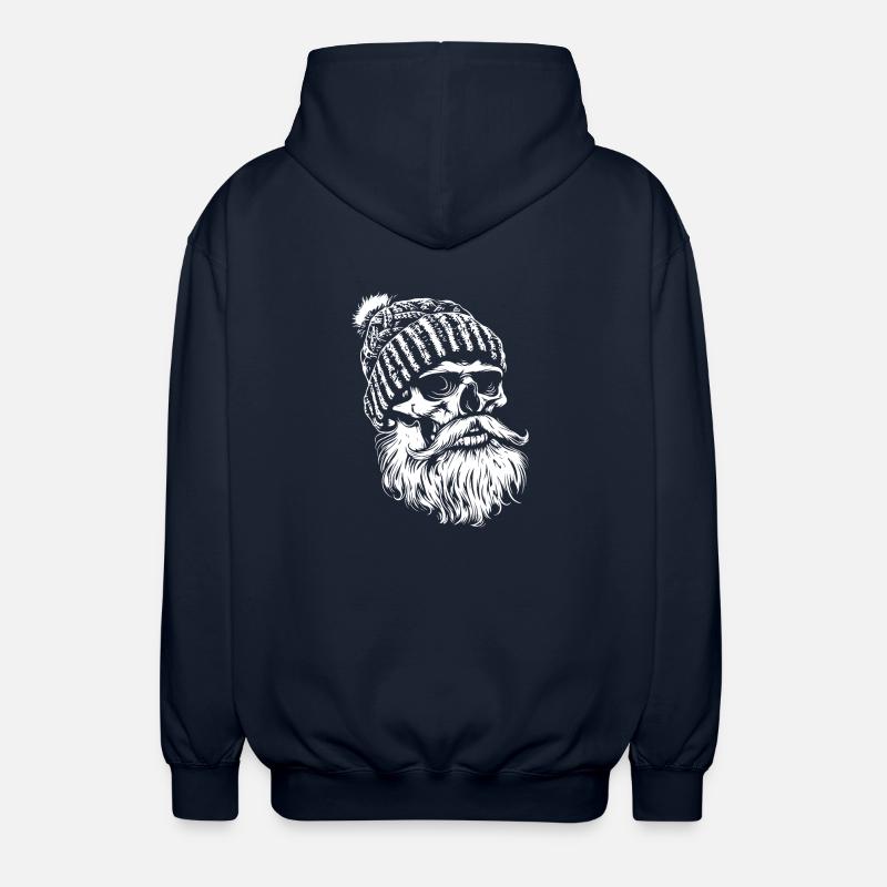 Crâne de bûcheron - Veste à capuche unisexe - marine