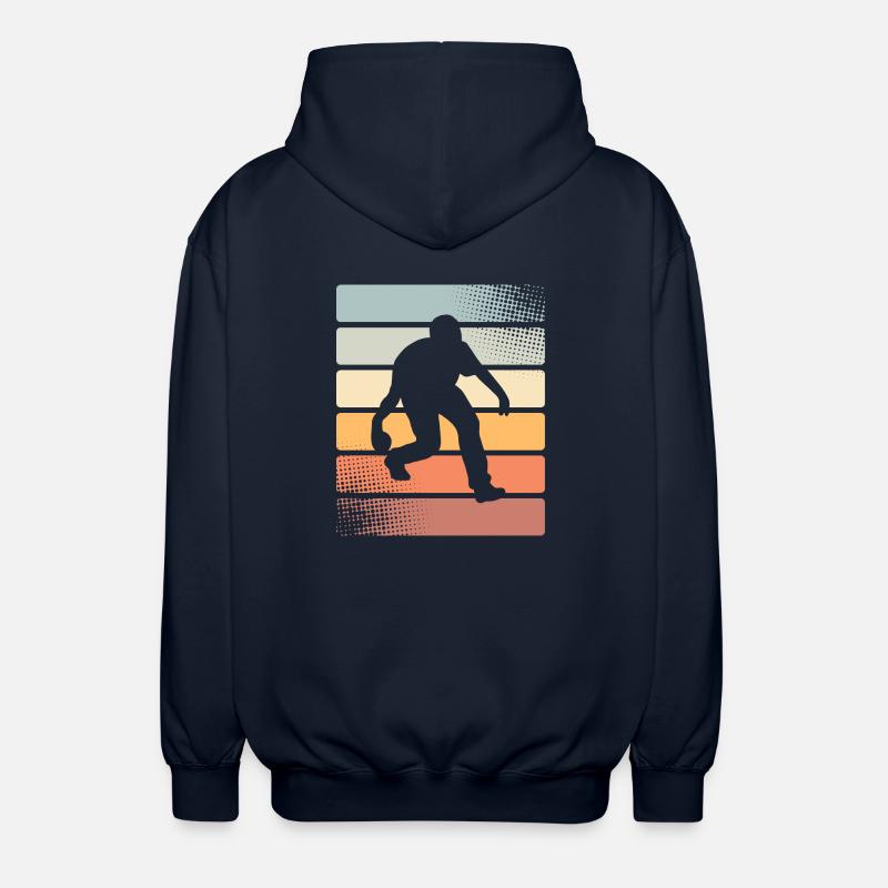 Boule Boccia Boule player - Unisex Hooded Jacket - navy