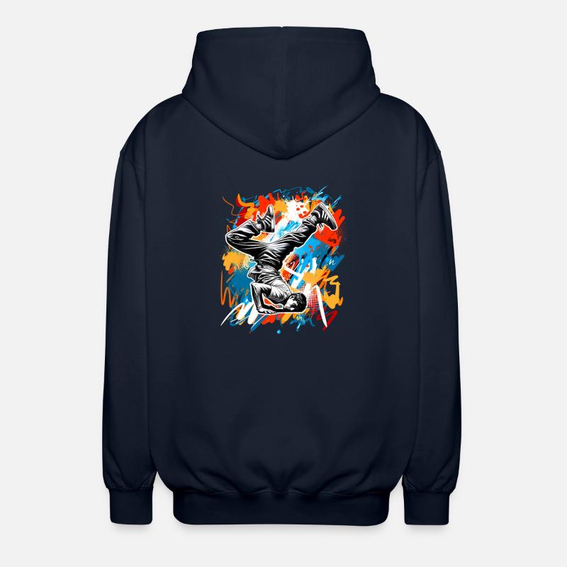 Breakdance - Unisex Kapuzenjacke - Navy