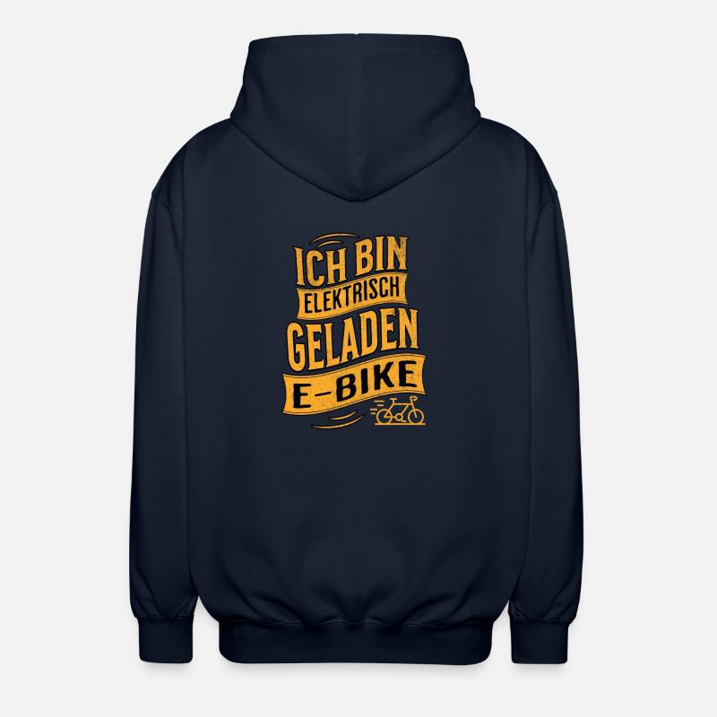 E-Bike E-Biker - Unisex Kapuzenjacke - Navy