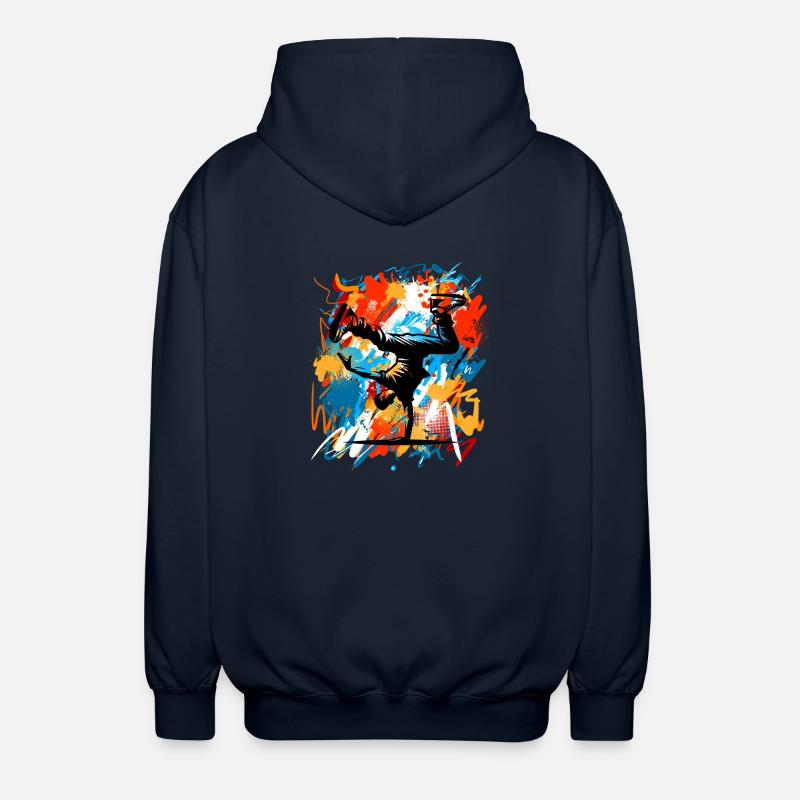 Breakdance - Unisex Kapuzenjacke - Navy