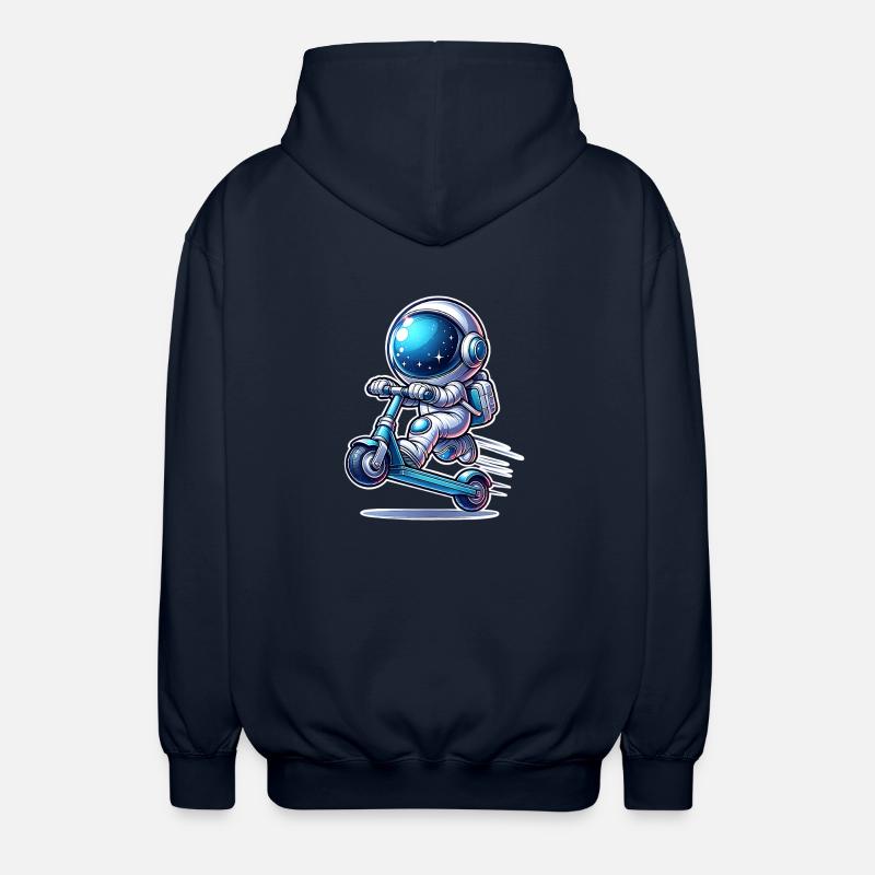E-Scooter E-Roller Astronaut Scooter - Veste à capuche unisexe - marine