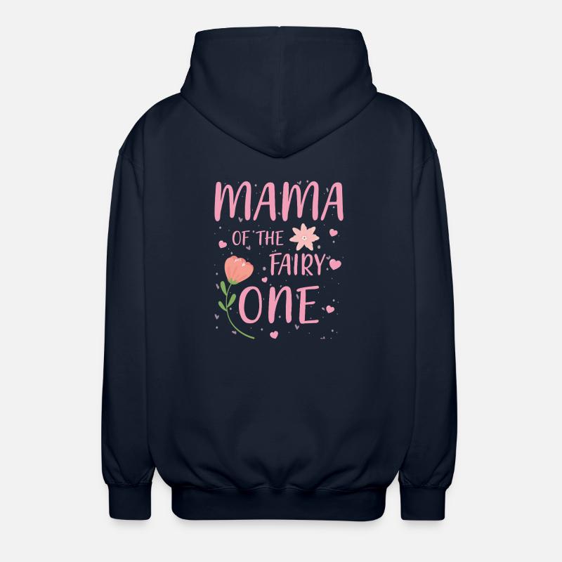 Maman de la fée Une - Veste à capuche unisexe - marine