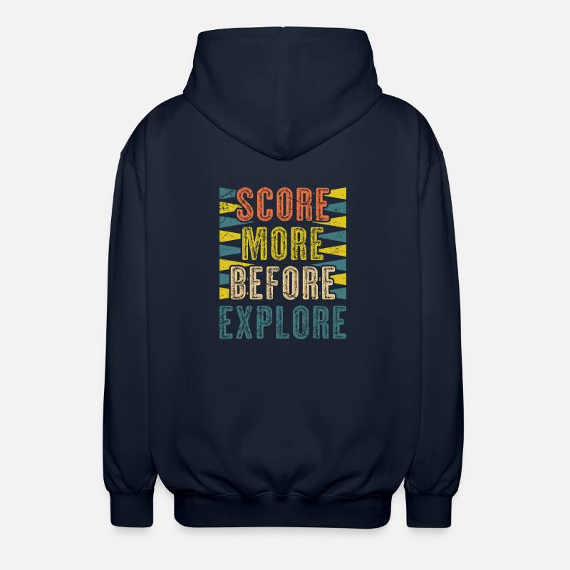 Backgammon Spiel - Unisex Kapuzenjacke - Navy