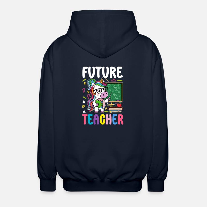 Futur enseignant - Veste à capuche unisexe - marine
