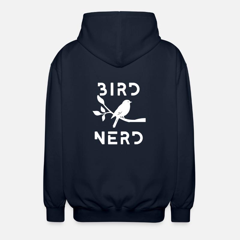 Birdwatching - Birdwatching - Birding - Nerd - Unisex Hooded Jacket - navy