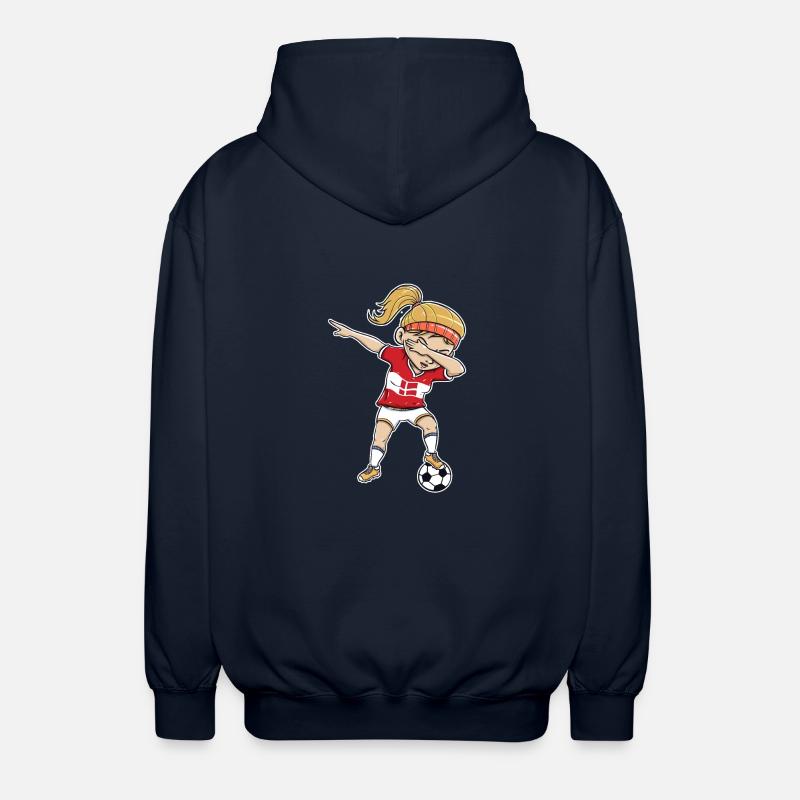 Denmark Gift Dab - Veste à capuche unisexe - marine