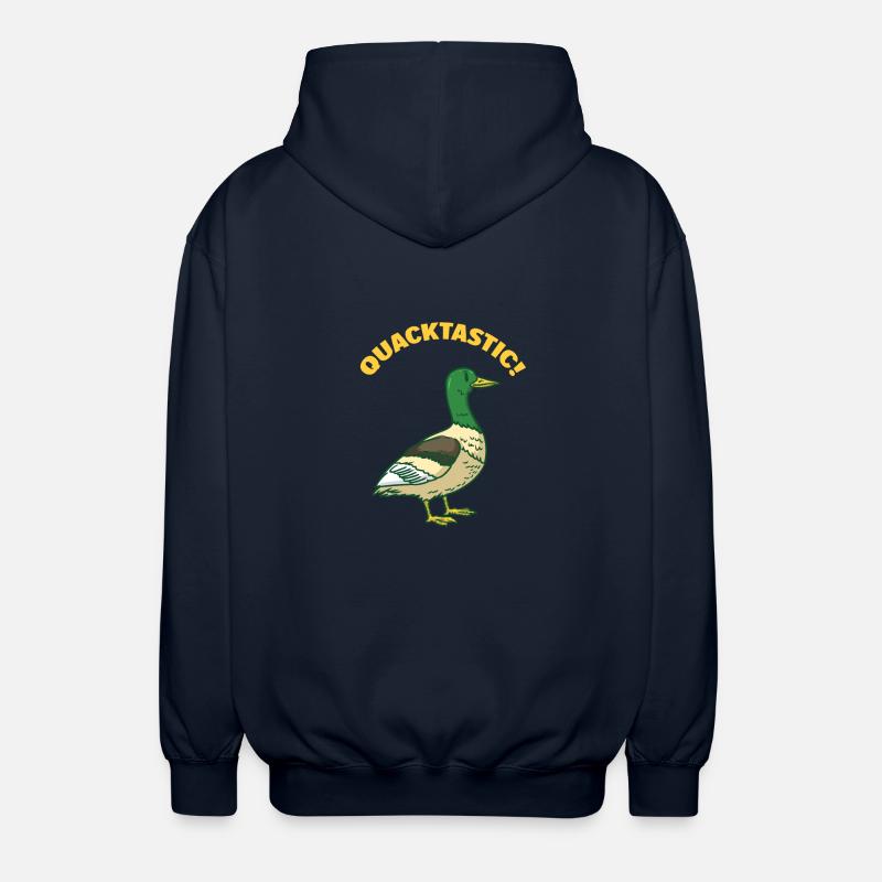 Quack - Quackastic! Canard - canard sauvage - Veste à capuche unisexe - marine