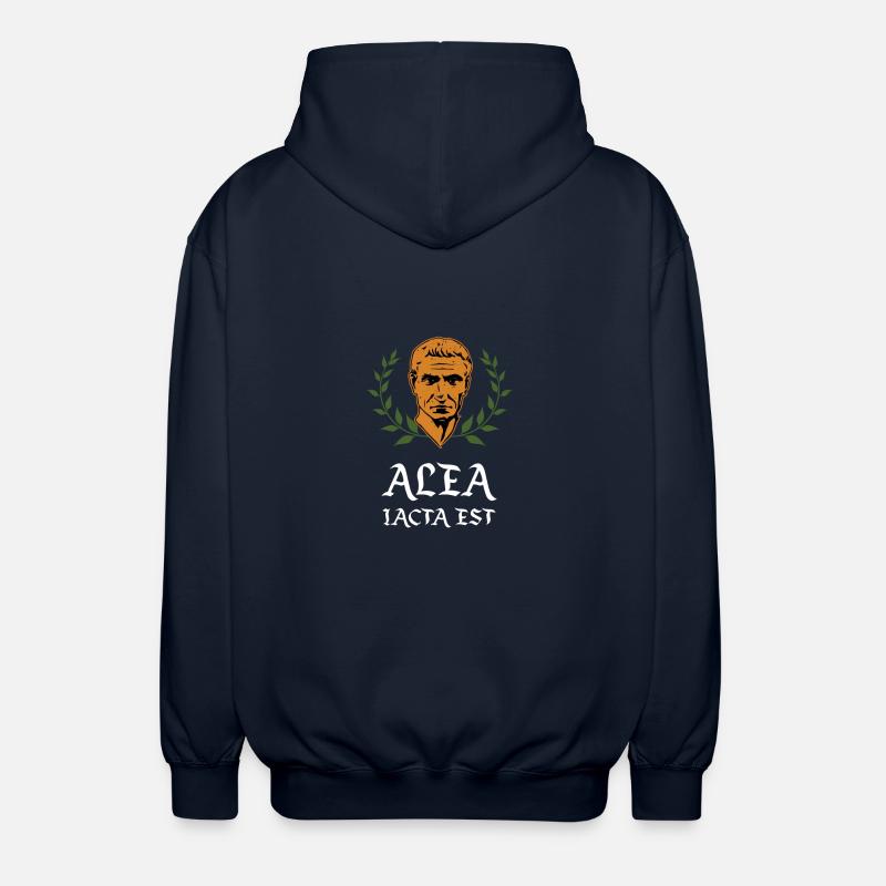 Cesar ALEA IACTA EST - Unisex Kapuzenjacke - Navy