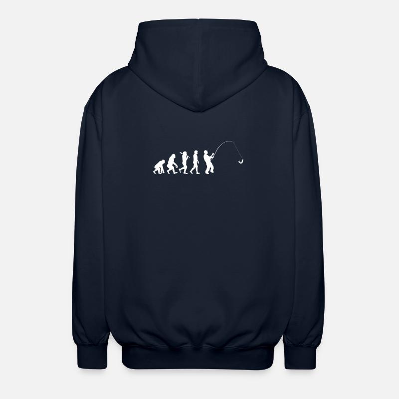 Angler Evolution Idée de cadeau - Veste à capuche unisexe - marine