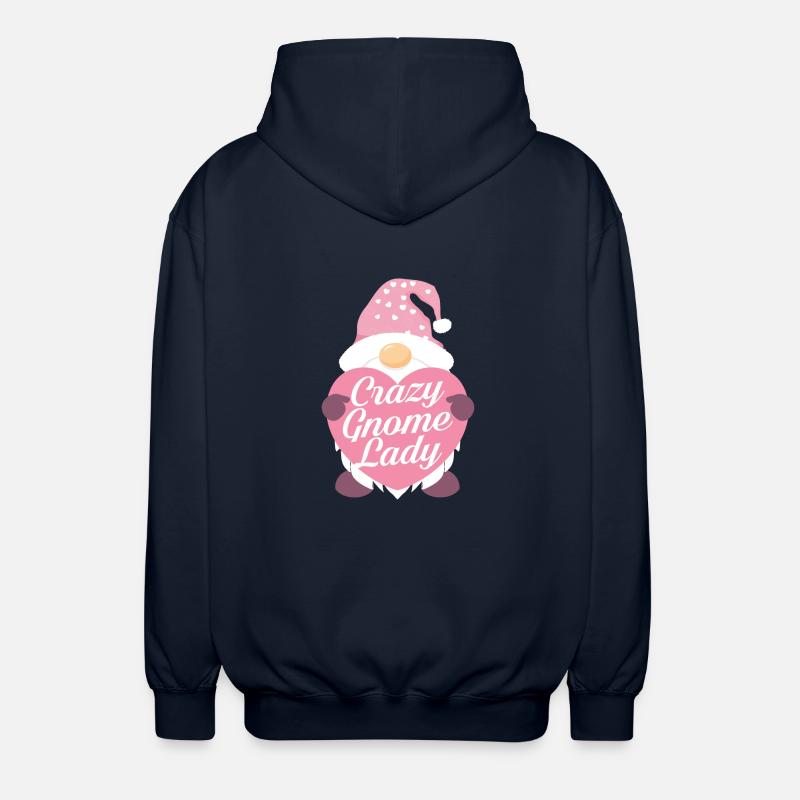 Dame Gnome folle - Veste à capuche unisexe - marine