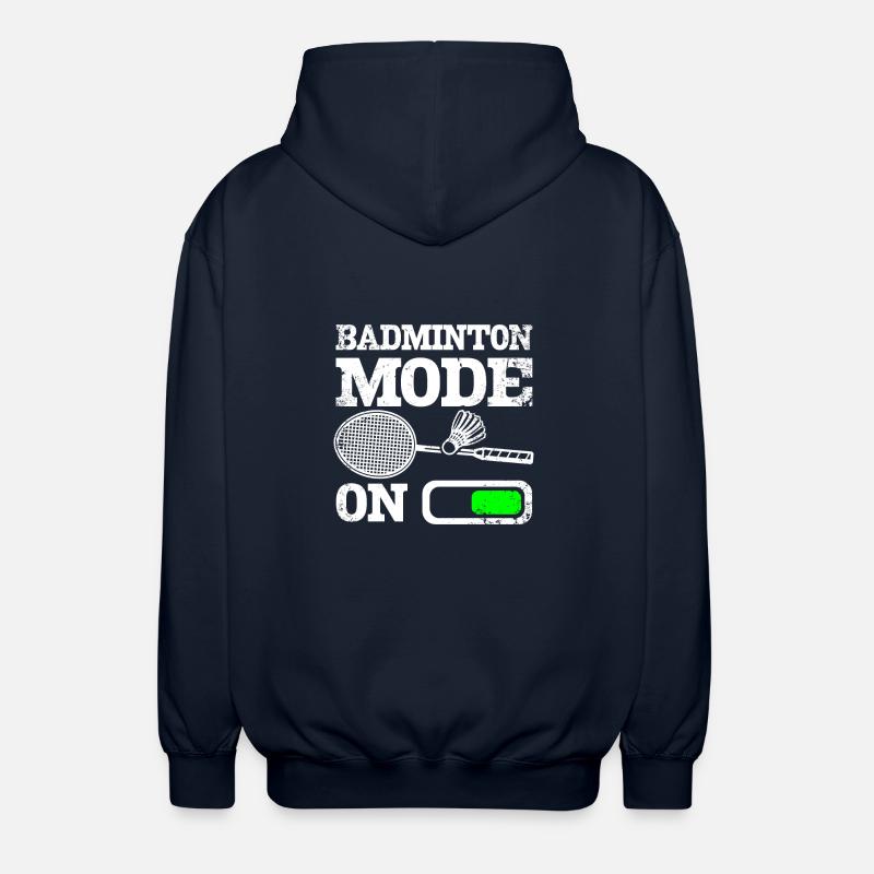 Mode Badminton sportif activé - Veste à capuche unisexe - marine