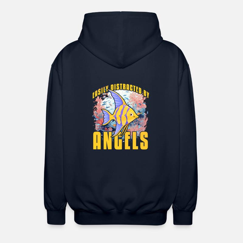 Facilement distrait par les anges - Veste à capuche unisexe - marine