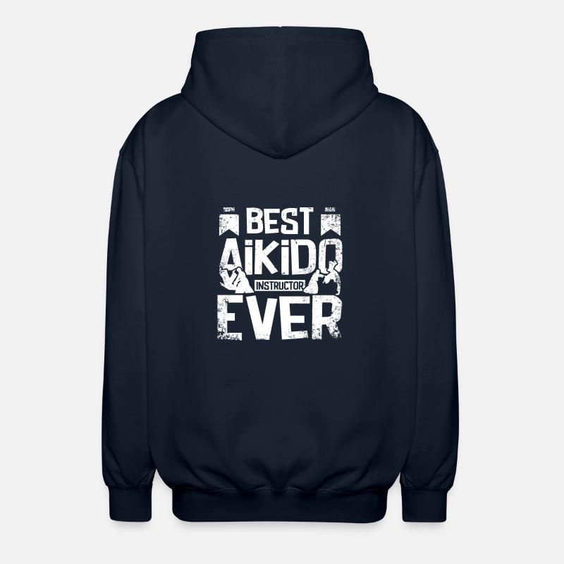 Best Aikido instructor ever - Unisex Kapuzenjacke - Navy
