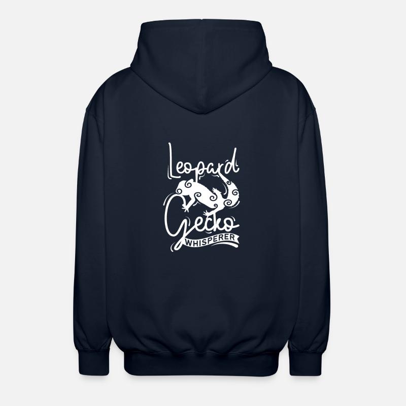 Leopard gecko whisperer - Unisex Kapuzenjacke - Navy