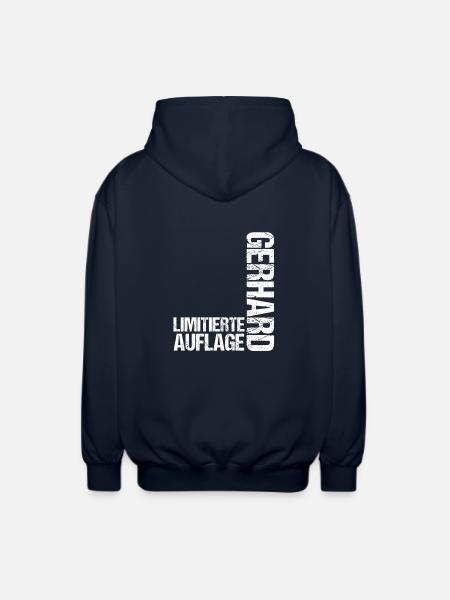Gerhard - Unisex Hooded Jacket - navy