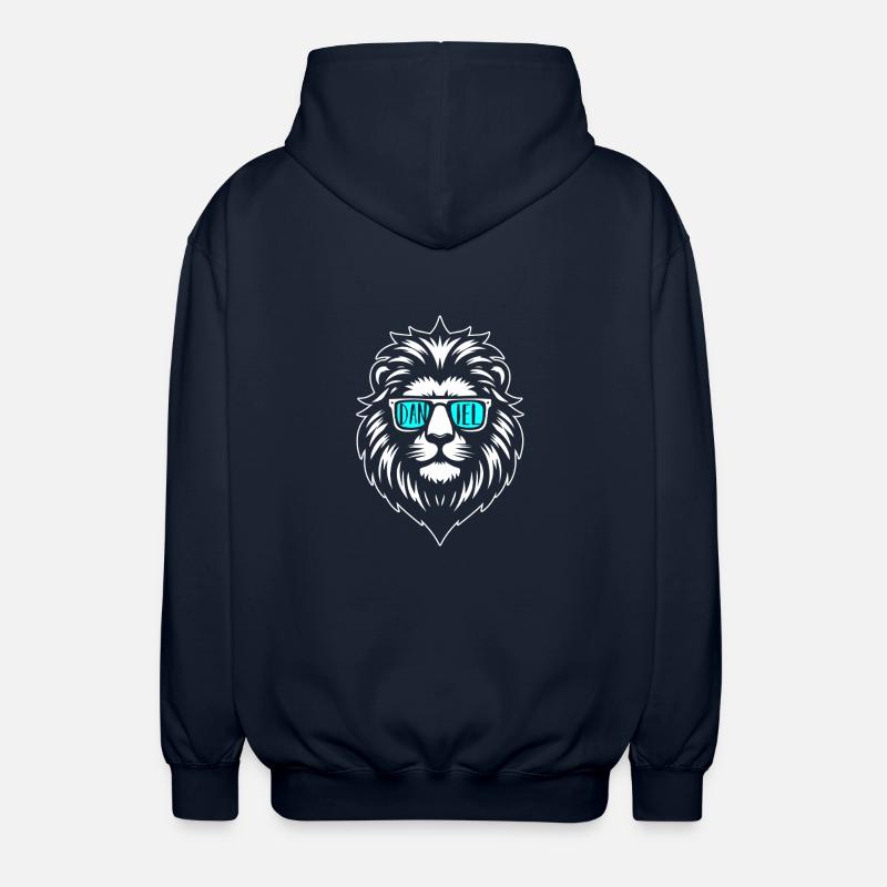 Löwe Daniel - Unisex Kapuzenjacke - Navy