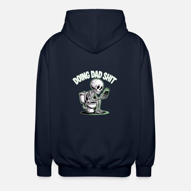 PAPA-SCHEISSE MACHEN - Unisex Kapuzenjacke - Navy