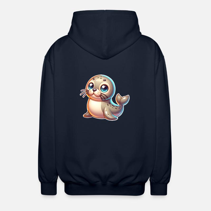 Sceau d’étanchéité - Veste à capuche unisexe - marine