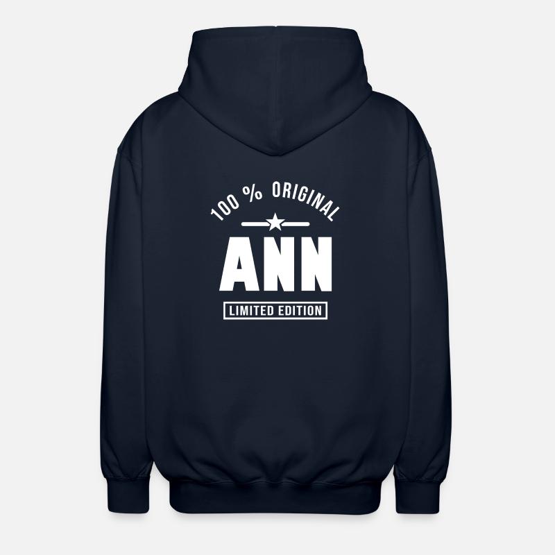 Ann ann - Veste à capuche unisexe - marine