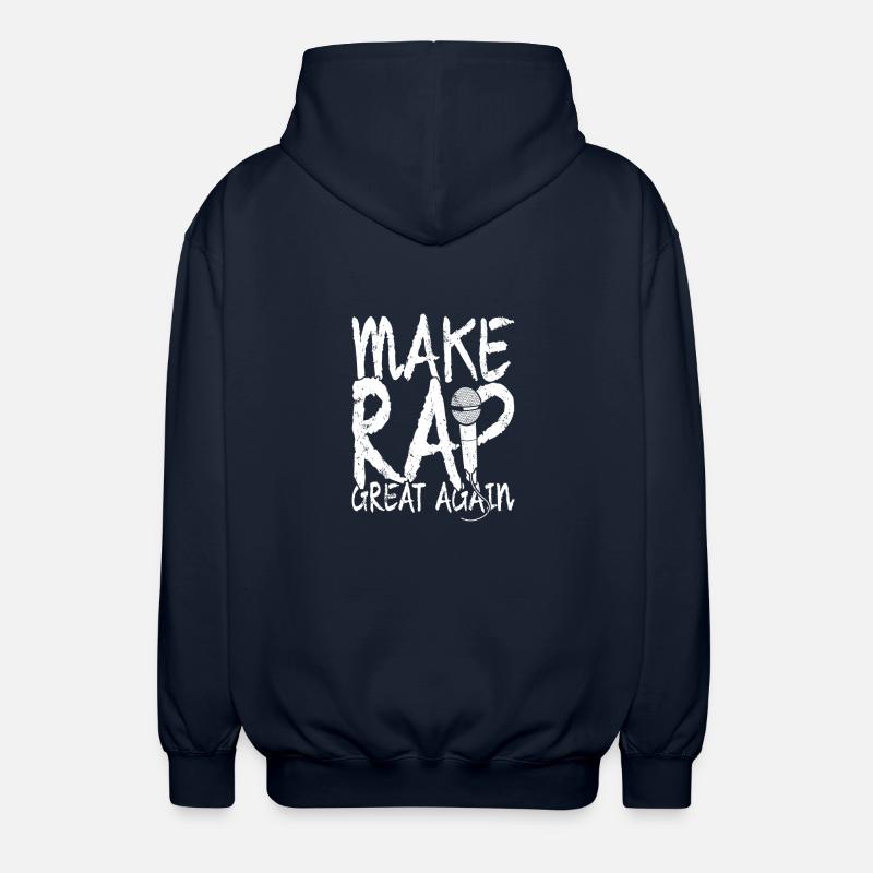 MAKE RAP GREAT AGAIN - Unisex Hooded Jacket - navy