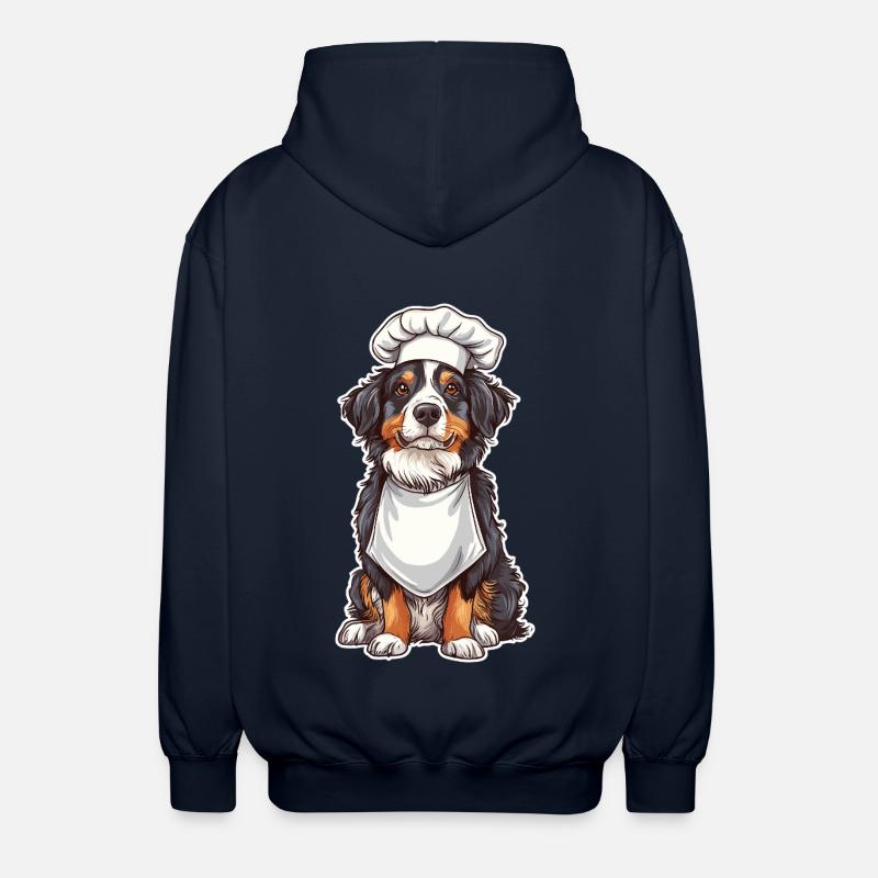 Chef canin - Berger australien - Veste à capuche unisexe - marine