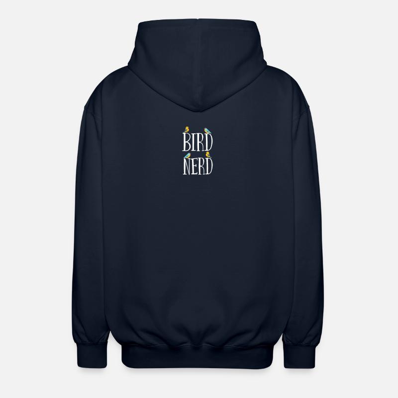 Vogelbeobachter Vogel Nerd - Unisex Kapuzenjacke - Navy