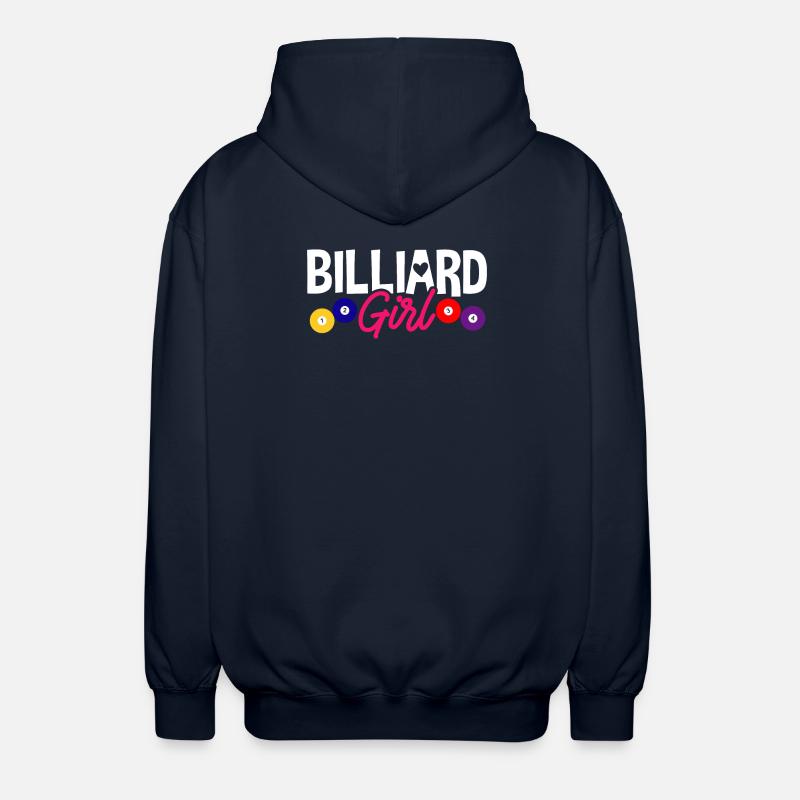 Billard Billard Pool - Unisex Kapuzenjacke - Navy