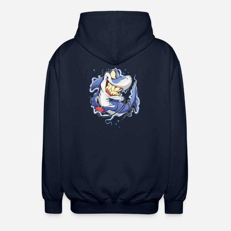 Requin - Veste à capuche unisexe - marine