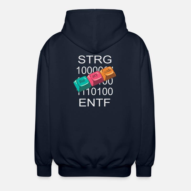 Nerd de l’informatique - Veste à capuche unisexe - marine
