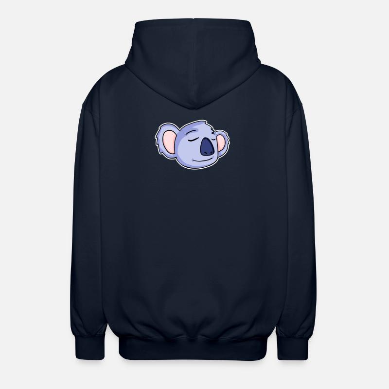 Koala Kopf Koalas - Unisex Kapuzenjacke - Navy