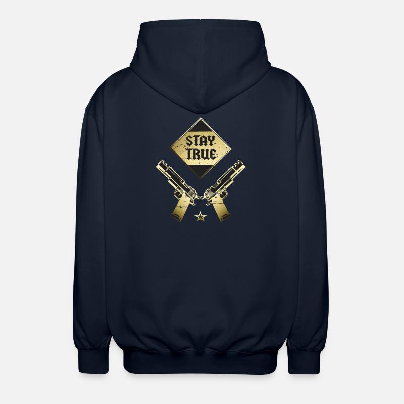 Bleib dir Treu - Unisex Kapuzenjacke - Navy