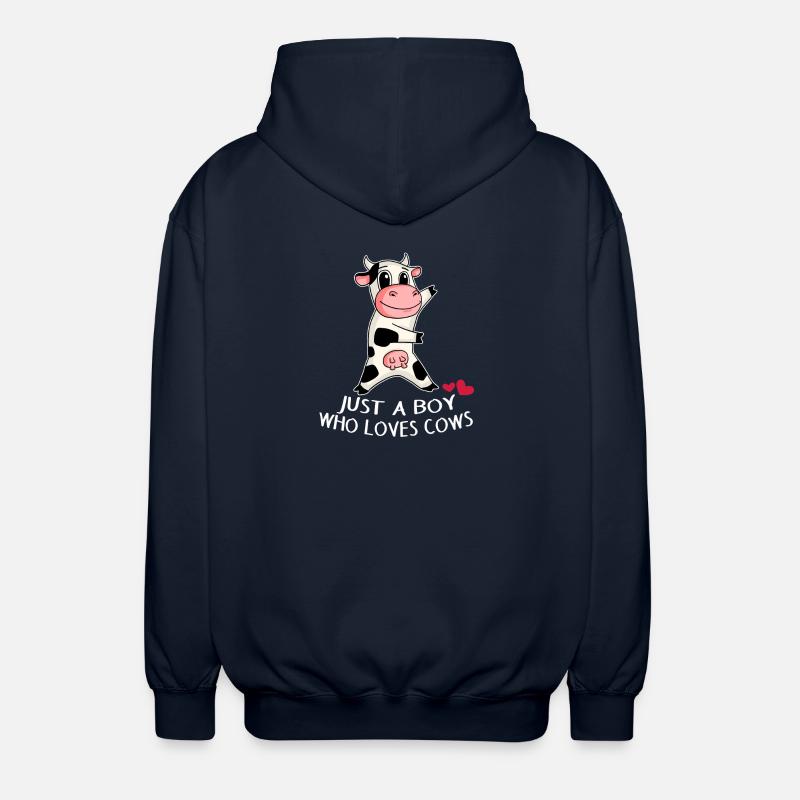 Amour de vache - Veste à capuche unisexe - marine