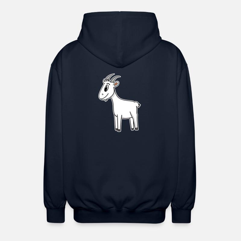 Chèvre Chèvre Chèvre - Veste à capuche unisexe - marine