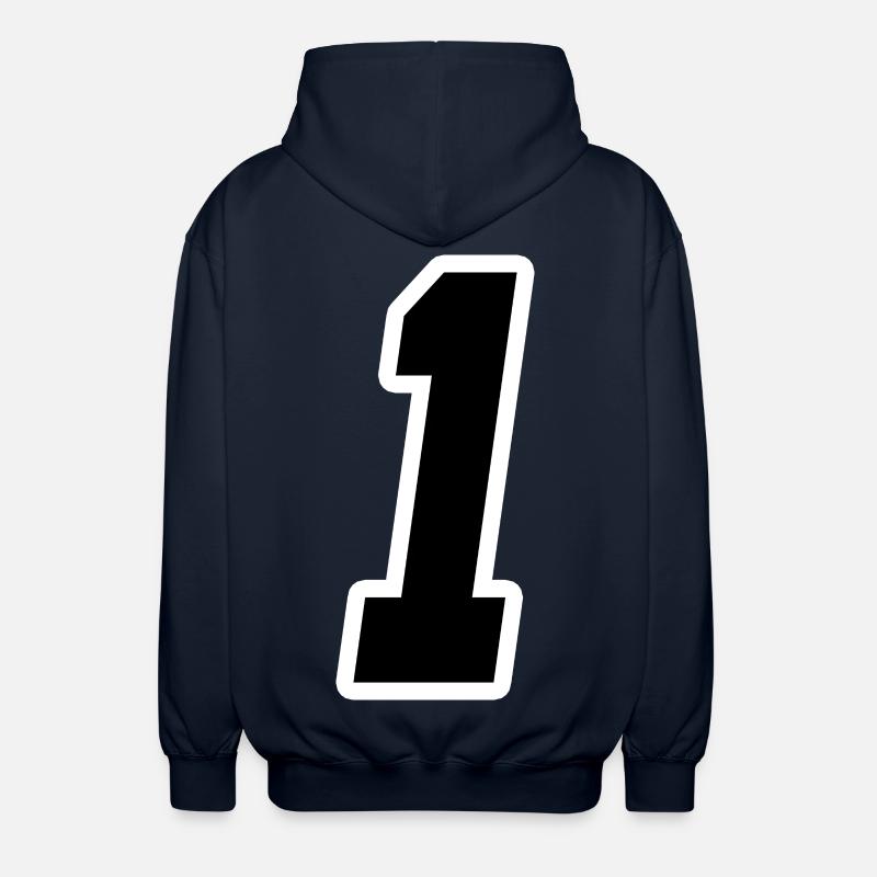 Nummer Eins 1 - Unisex Kapuzenjacke - Navy