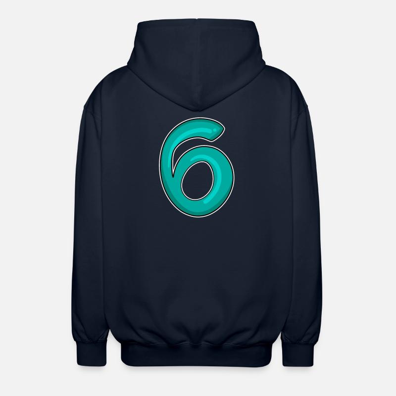 6 - Unisex Kapuzenjacke - Navy