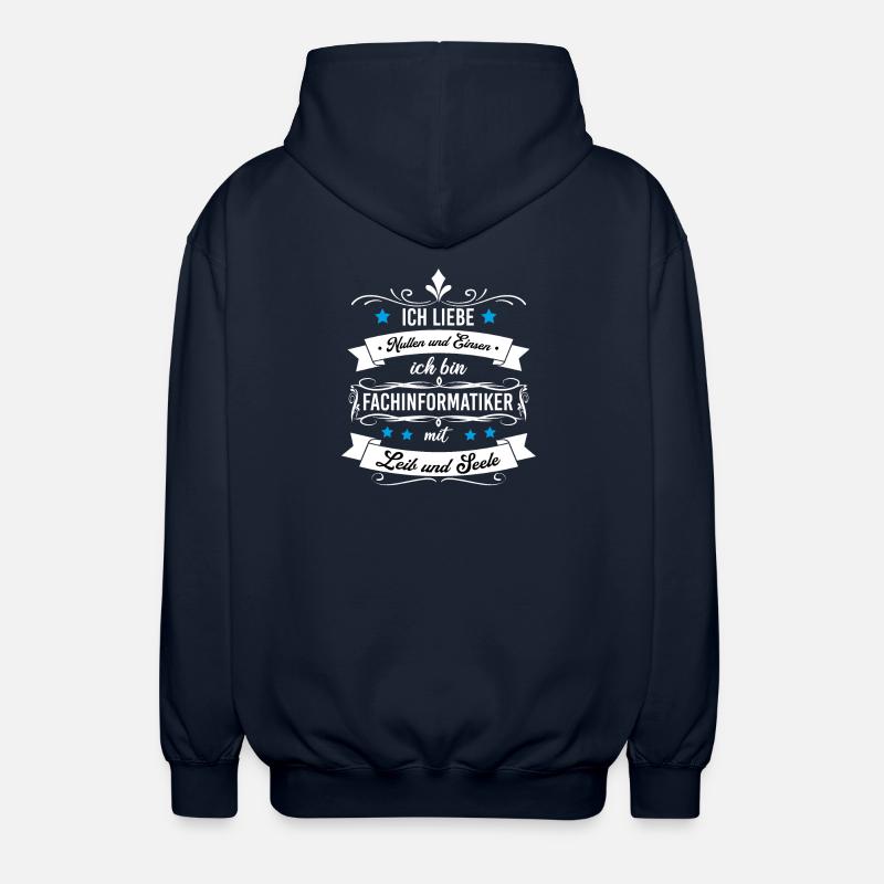 Fachinformatiker - Unisex Kapuzenjacke - Navy