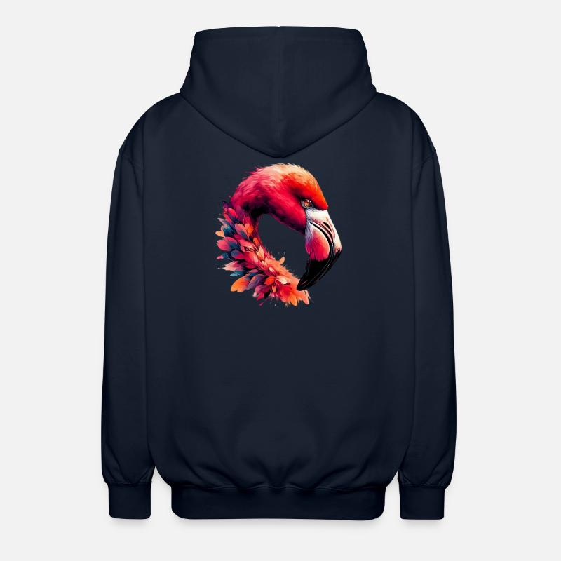 Flamant - Veste à capuche unisexe - marine