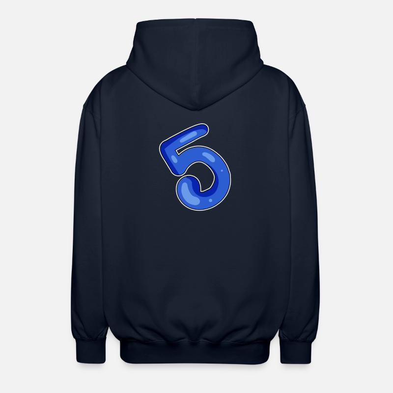 5 Bleu - Veste à capuche unisexe - marine
