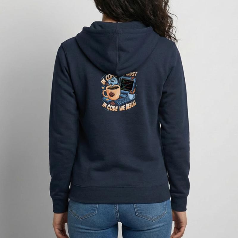 KaffeeCode Debug: In Code Wir Debuggen Unisex Kapuzenjacke