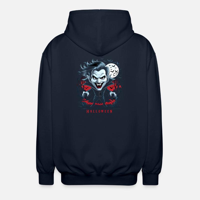 Gothic Halloween Horror - Unisex Kapuzenjacke - Navy