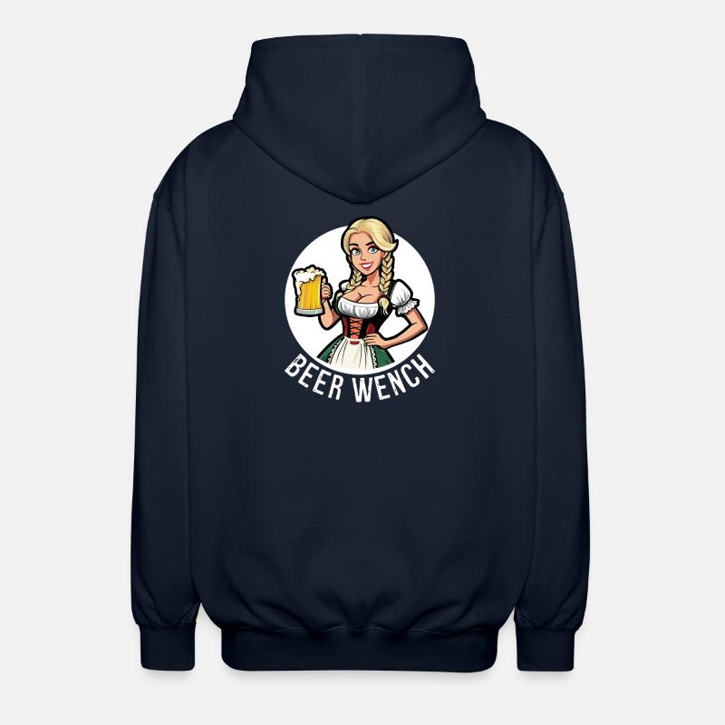 Bierweibchen - Unisex Kapuzenjacke - Navy