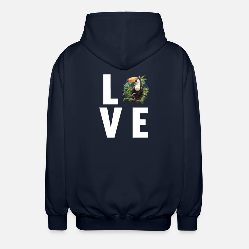 Toucans Toucan - Veste à capuche unisexe - marine