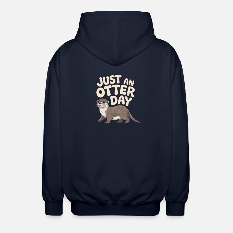 Simplement un jour de loutre - Veste à capuche unisexe - marine