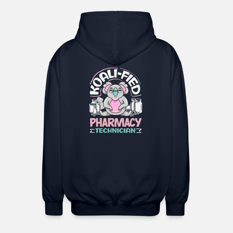 Pharmacist Pharmaceutical Technical - Unisex Hooded Jacket - navy