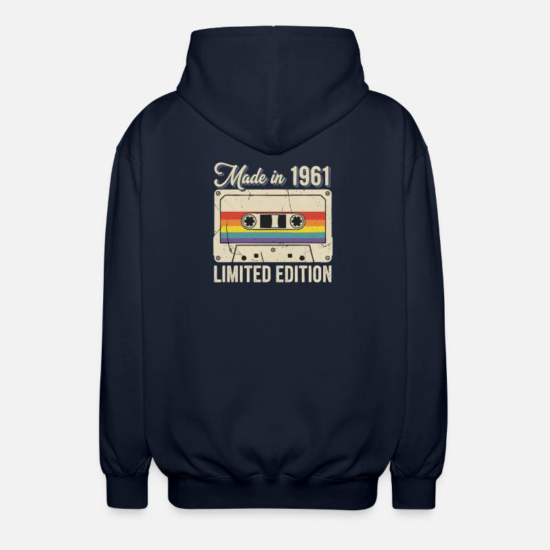 Fabriqué en 1961 - Édition limitée - Veste à capuche unisexe - marine