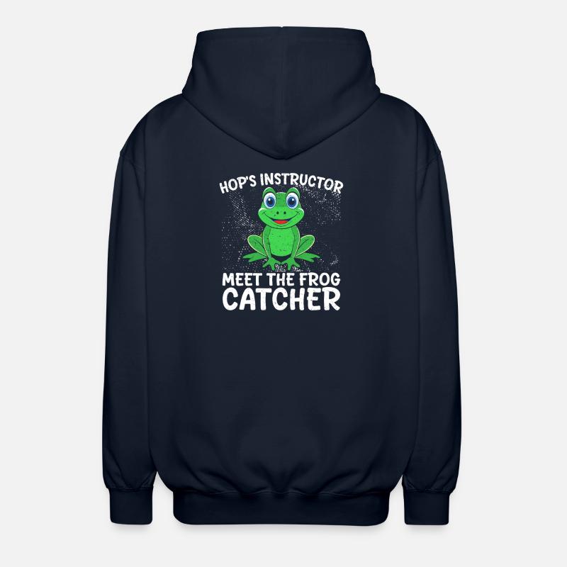 Frog Catcher Hop´s Instructor Frog - Unisex Kapuzenjacke - Navy